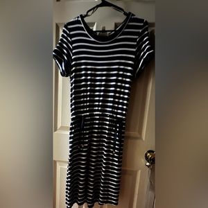 Michael Kors T-shirt dress Navy/white Sml